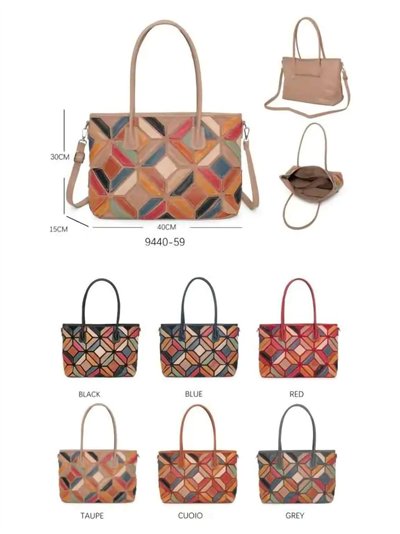 Tote estampado geométrico