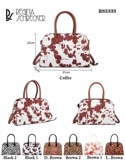 Bolso bowling estampado animal