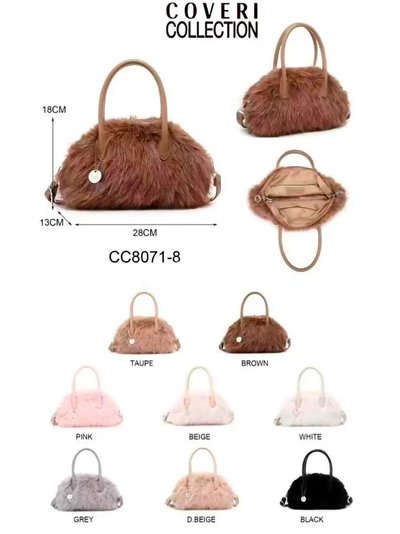 Bolso de mano efecto pelo coveri collection