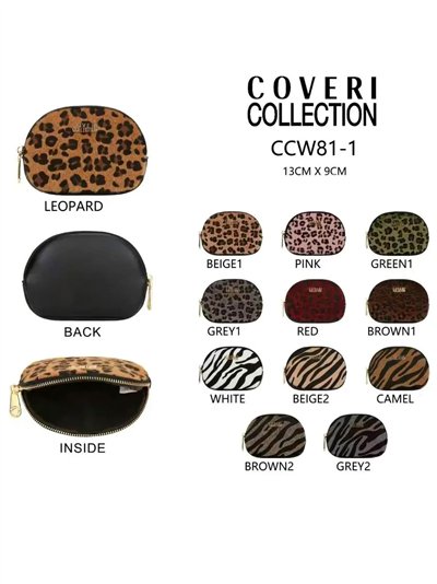 Monedero redondo animal print coveri collection