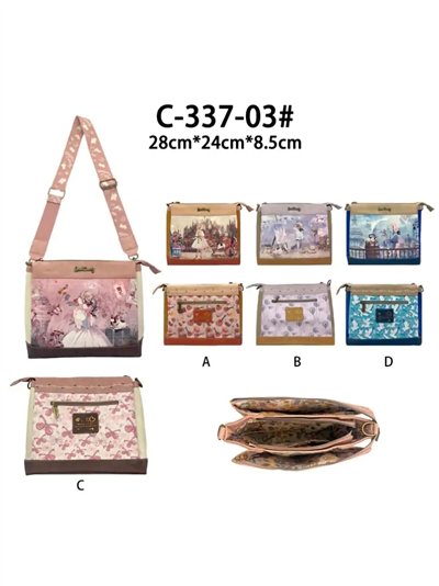 Bolso bandolera estampada