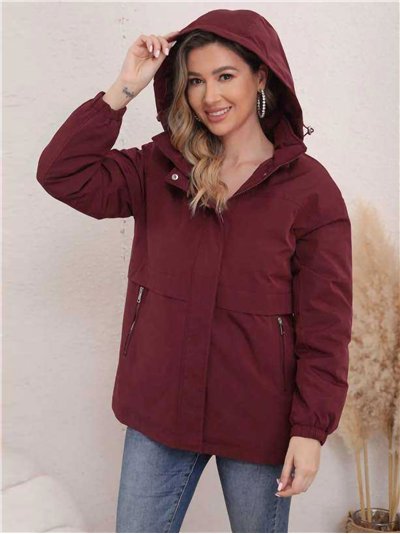 Parka acolchada capucha