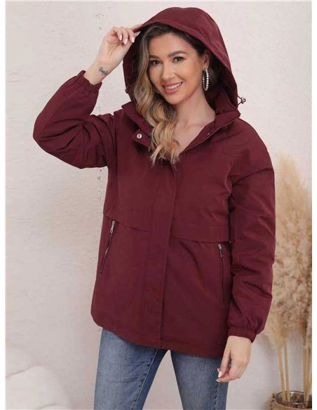 Parka acolchada capucha