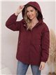 Parka acolchada capucha