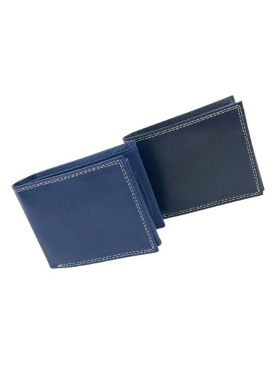 Cartera piel con monedero