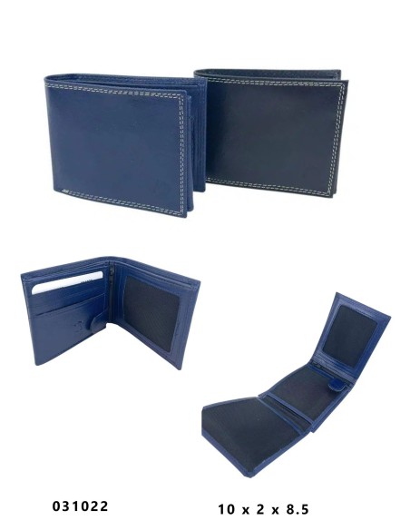 Cartera piel con monedero