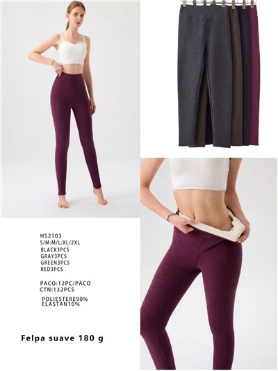 Legging térmico forrado borreguito 2