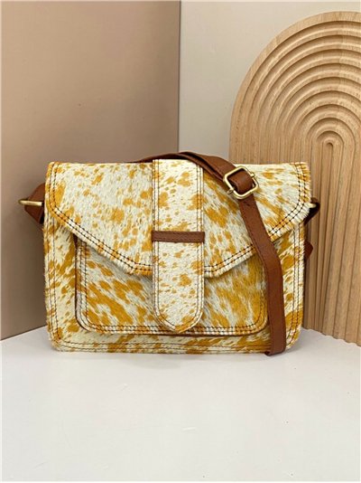 Bandolera solapa pelo animal print 2