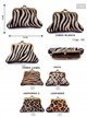 Monedero grande pelo animal print