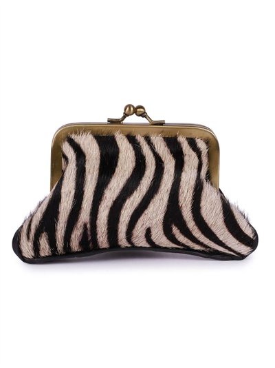 Monedero grande pelo animal print 2
