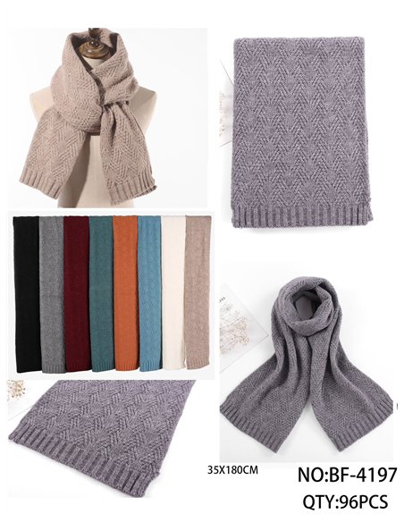 Bufanda punto espiga