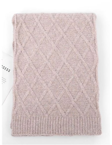 Bufanda punto rombos