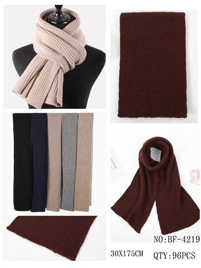 Ribbed knit scarf 2