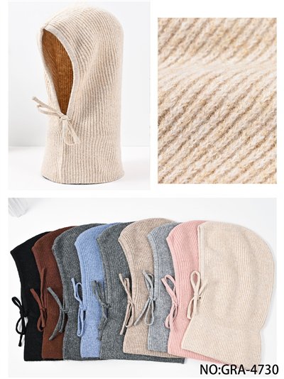 Balaclava punto con cordón 2
