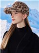 Gorra visera pelo leopardo