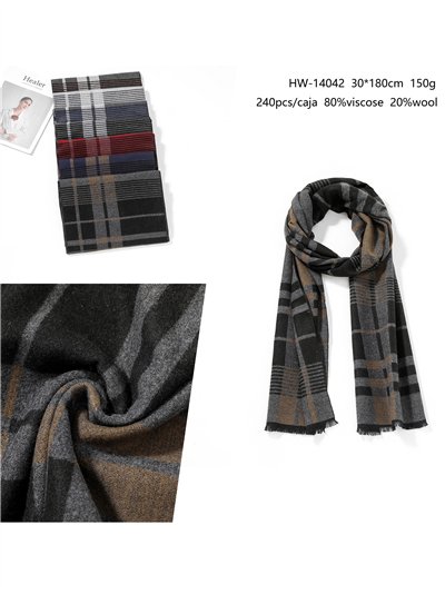 Bufanda cuadros hombre 2