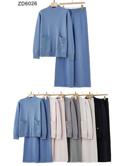 Conjunto Jersey amplio bolsillos + Pantalón 2