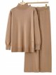 Co-Ord Oversized high neck knit sweater + Trousers