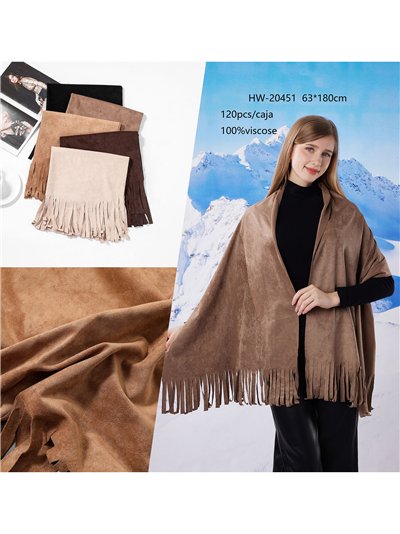 Bufanda efecto ante flecos 2