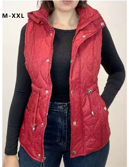 Chaleco acolchado capucha