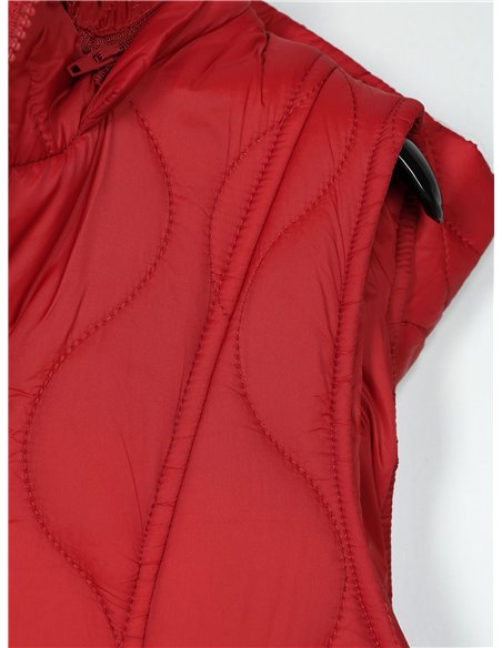 Chaleco acolchado capucha