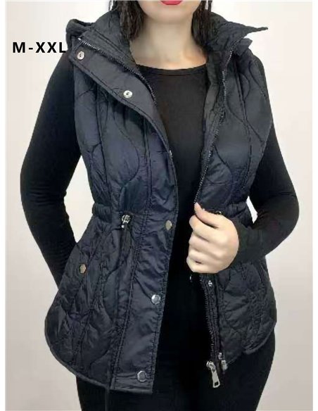 Chaleco acolchado capucha