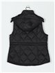 Chaleco acolchado capucha