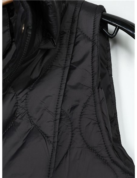 Chaleco acolchado capucha