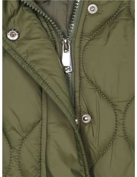 Chaleco acolchado capucha