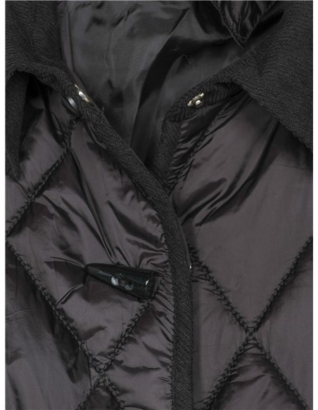 Chaqueta ligera acolchada cuello contraste