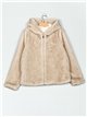 Chaqueta pelo capucha