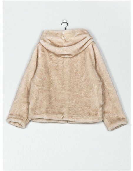 Chaqueta pelo capucha