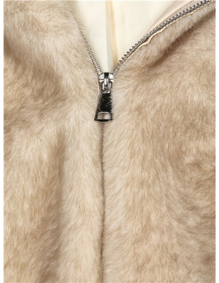 Chaqueta pelo capucha