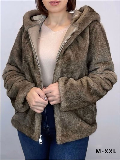 Chaqueta pelo capucha 2