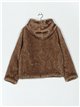Chaqueta pelo capucha
