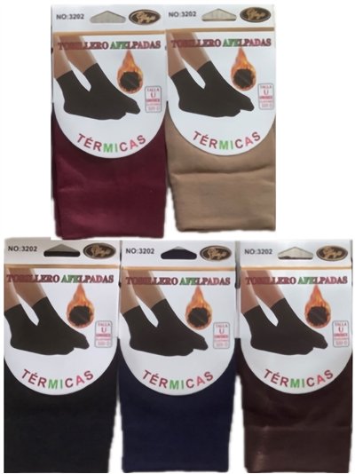 Calcetines tobillero tupidos térmicos