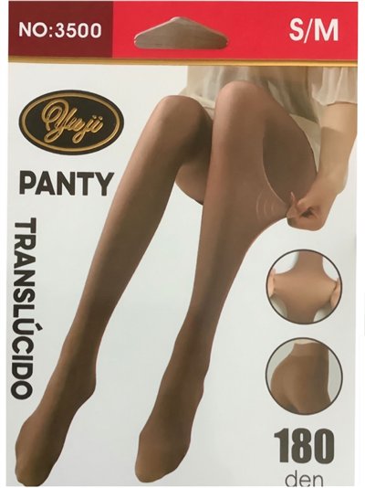Pantis tupidos efecto transparente 180 deniers