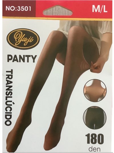 Pantis tupidos efecto transparente 180 deniers