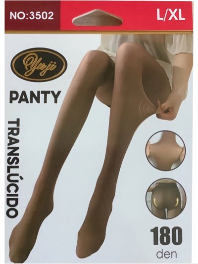 Pantis tupidos efecto transparente 180 deniers