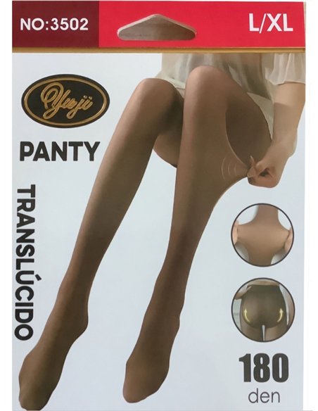 Pantis tupidos efecto transparente 180 deniers