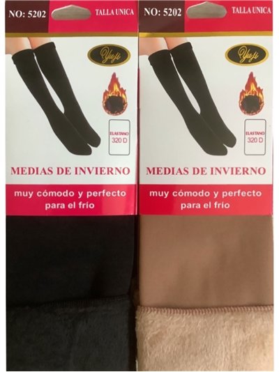 Calcetines largos tupidos térmicos 2