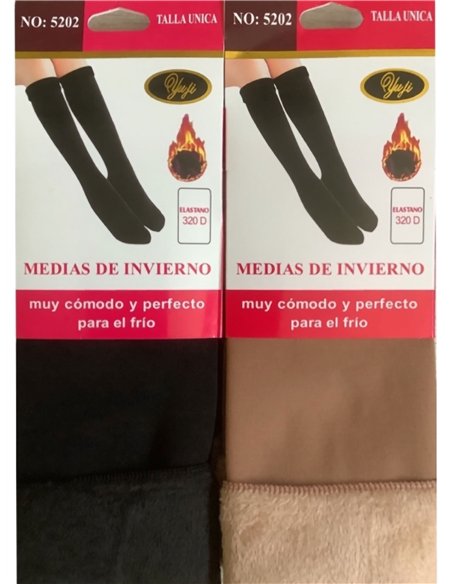 Calcetines largos tupidos térmicos