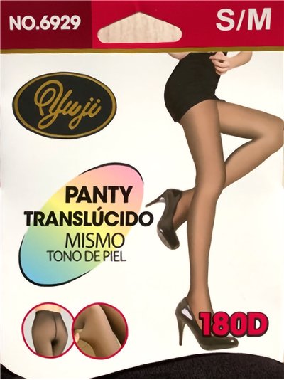 Pantis tupidos efecto transparente 180 deniers