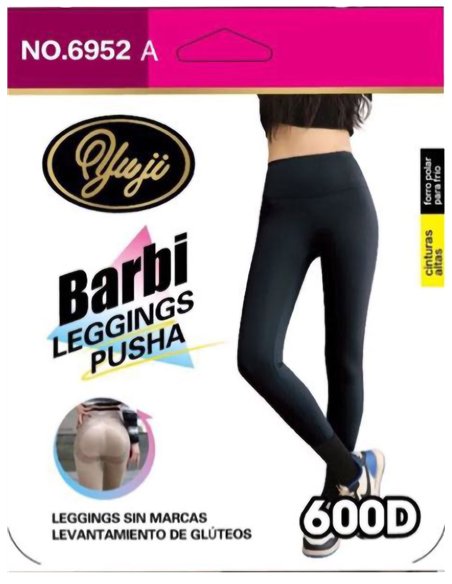 Leggings térmicos levanta glúteos 600 deniers