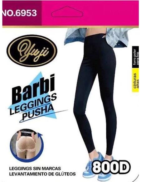 Leggings térmicos levanta glúteos 800 deniers