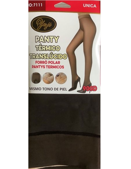 Pantis térmicos efecto transparente 900 deniers