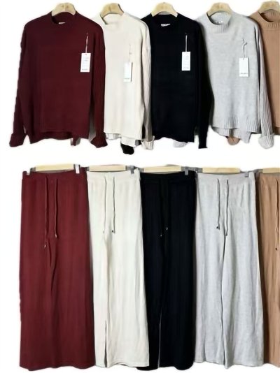 Co-Ord Knit sweater + Trousers