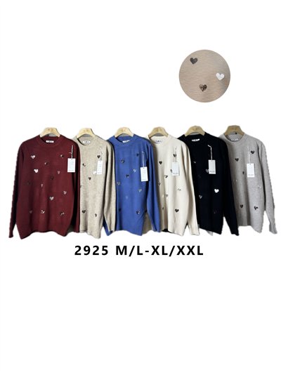 Jersey corazones lentejuelas 2