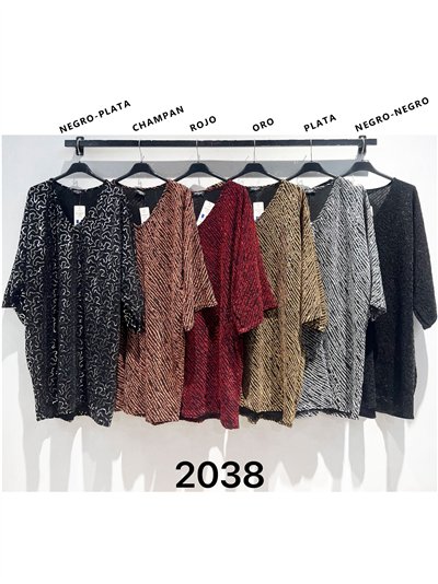 Vestido fiesta amplio lentejuelas