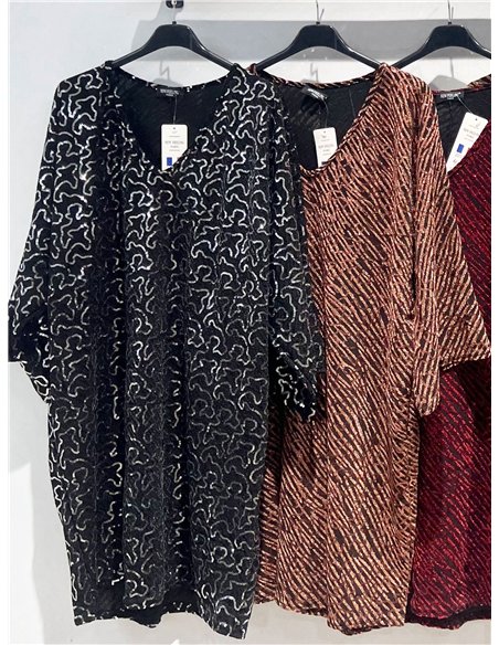 Vestido fiesta amplio lentejuelas